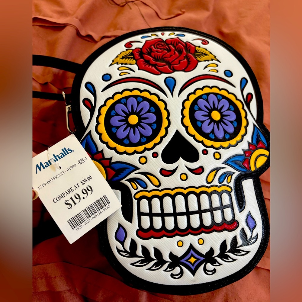 NWT Sugar Skull Crossbody
